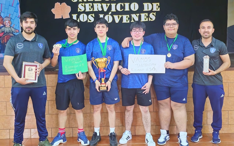 Salesianos Talca arrasa en el Nacional Salesiano de Tenis de Mesa 2025