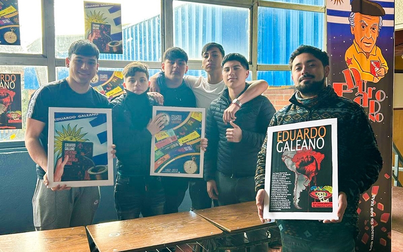 3° DTP realizó Exposición de Escritores Latinoamericanos
