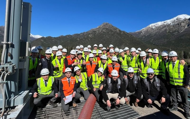 Visita técnica de 3°CTP a Central Pehuenche