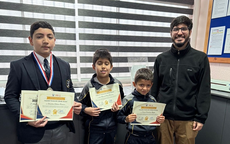 CEST destac&oacute; en II Torneo de C&aacute;lculo Mental organizado por el DAEM