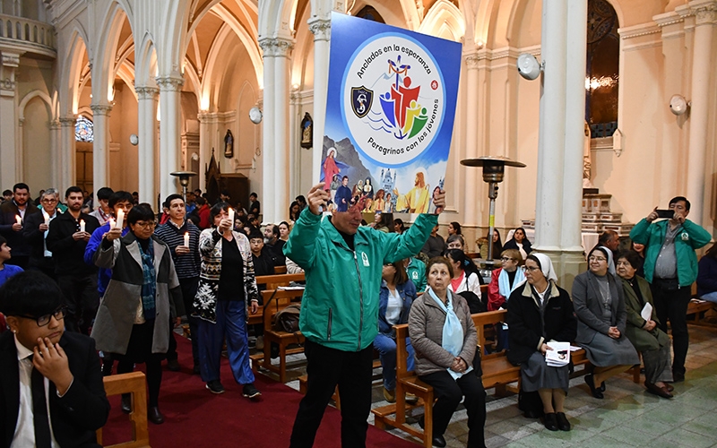 Familia Salesiana talquina celebr&oacute; 210 a&ntilde;os del nacimiento de Don Bosco