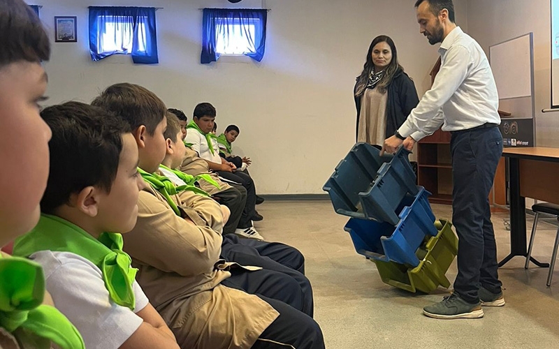 Brigada Ecológica de Sede Norte participó en encuentro formativo sobre reciclaje