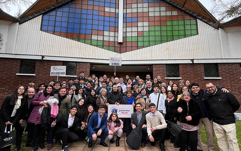 Comunidad de Talca acompa&ntilde;&oacute; al Hno. Camilo en su profesi&oacute;n perpetua