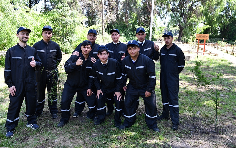 CEST avanza en la segunda etapa de la plantaci&oacute;n del Bosque Nativo Ceferino Namuncur&aacute;