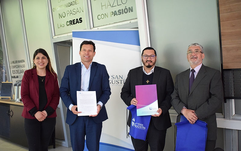 CEST y CFT San Agustín Sede Talca firmaron convenio marco de colaboración