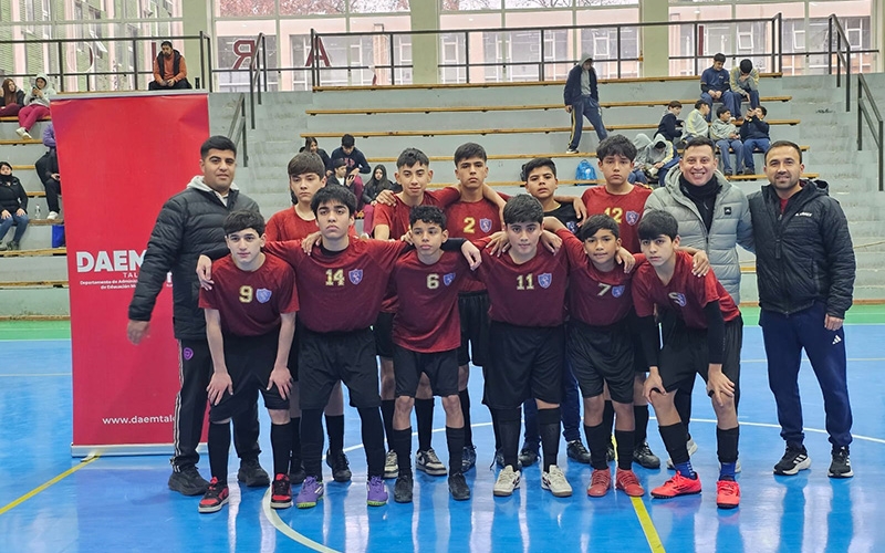 Sub 14 de futsal obtuvo 3° lugar en torneo comunal del IND